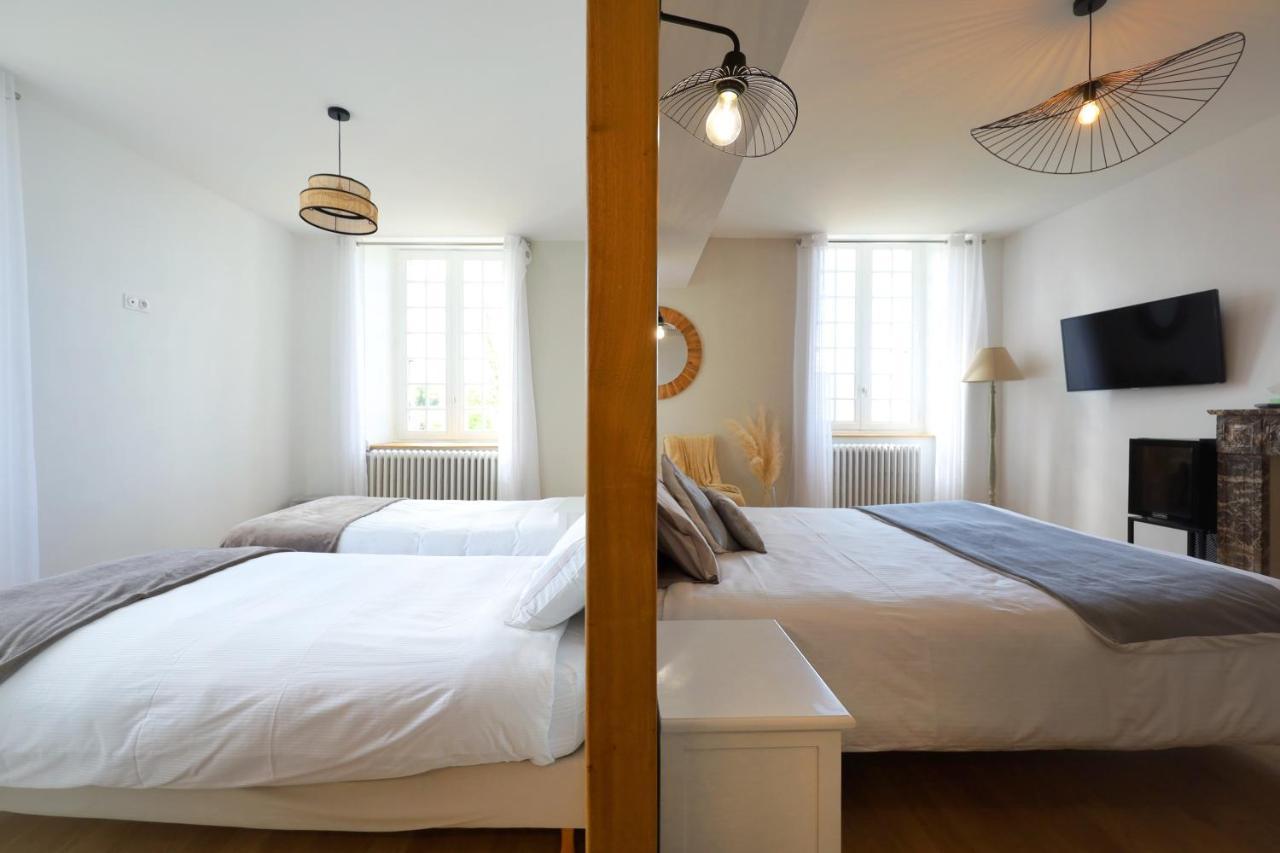Bed and Breakfast Le Bas Chitray Ménil Esterno foto