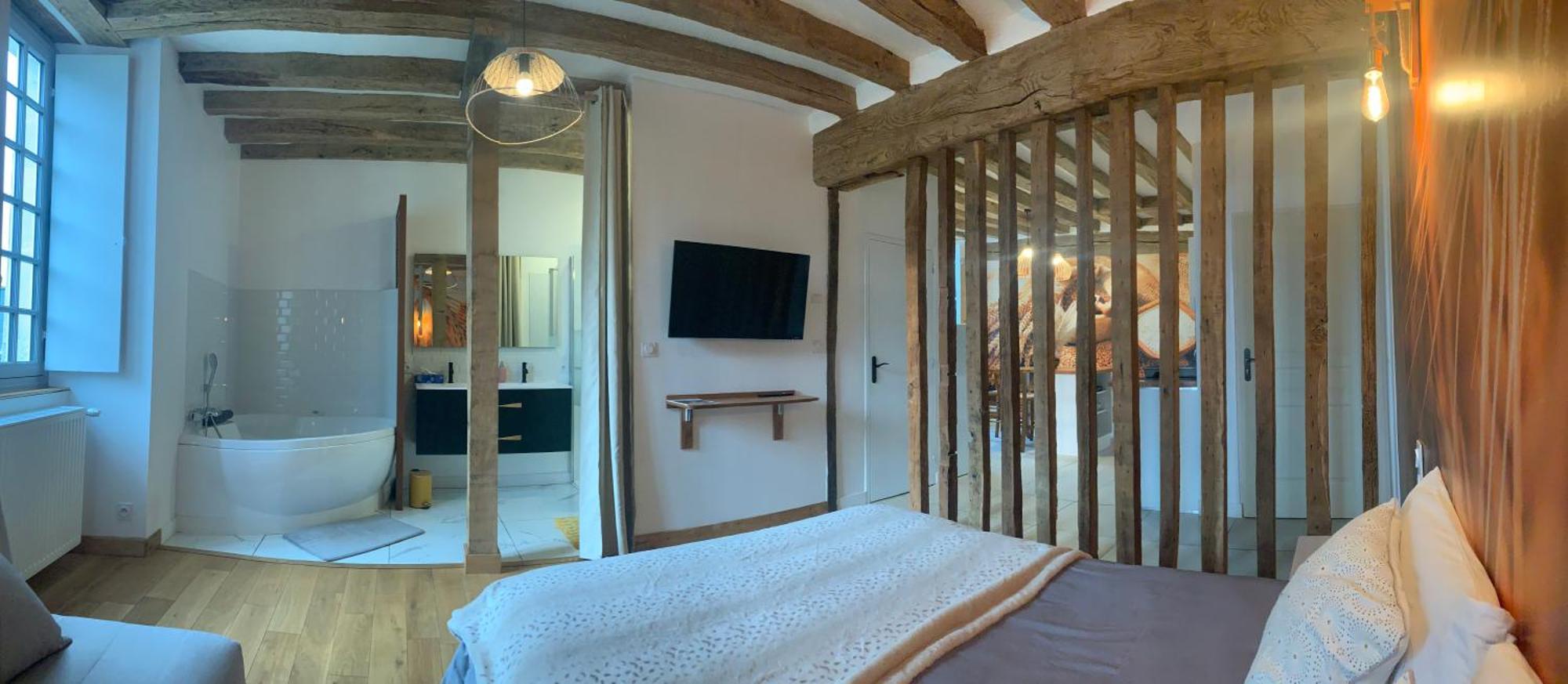 Bed and Breakfast Le Bas Chitray Ménil Esterno foto