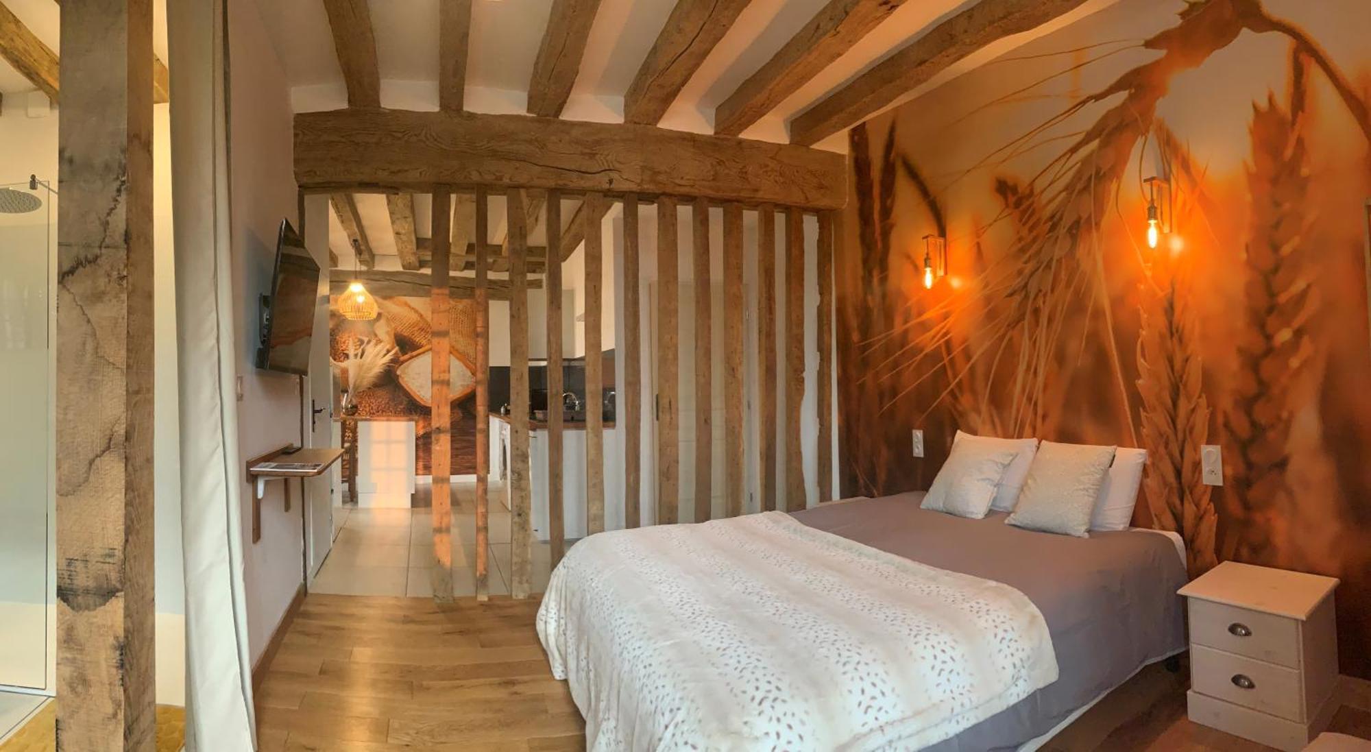 Bed and Breakfast Le Bas Chitray Ménil Esterno foto