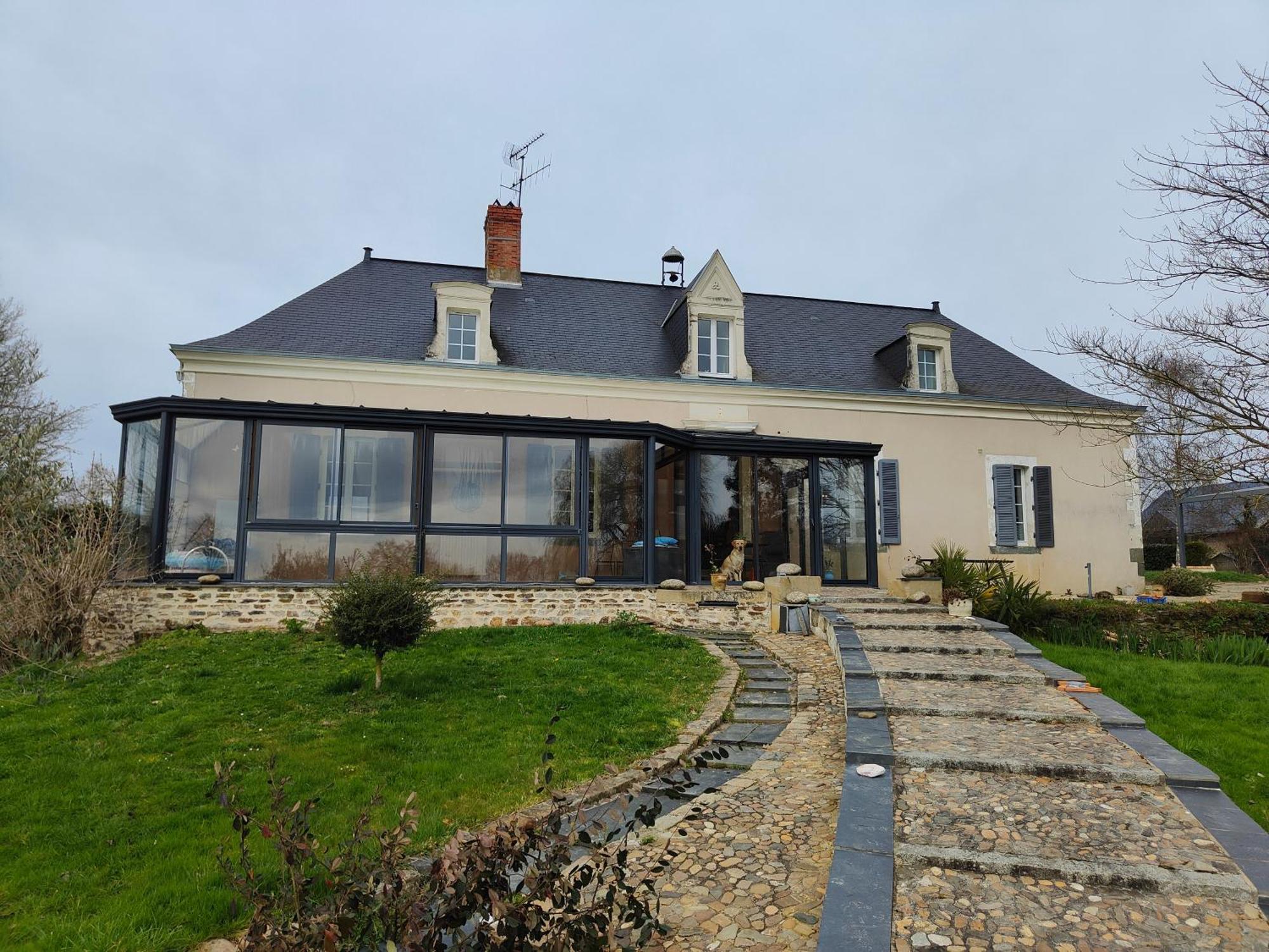 Bed and Breakfast Le Bas Chitray Ménil Esterno foto