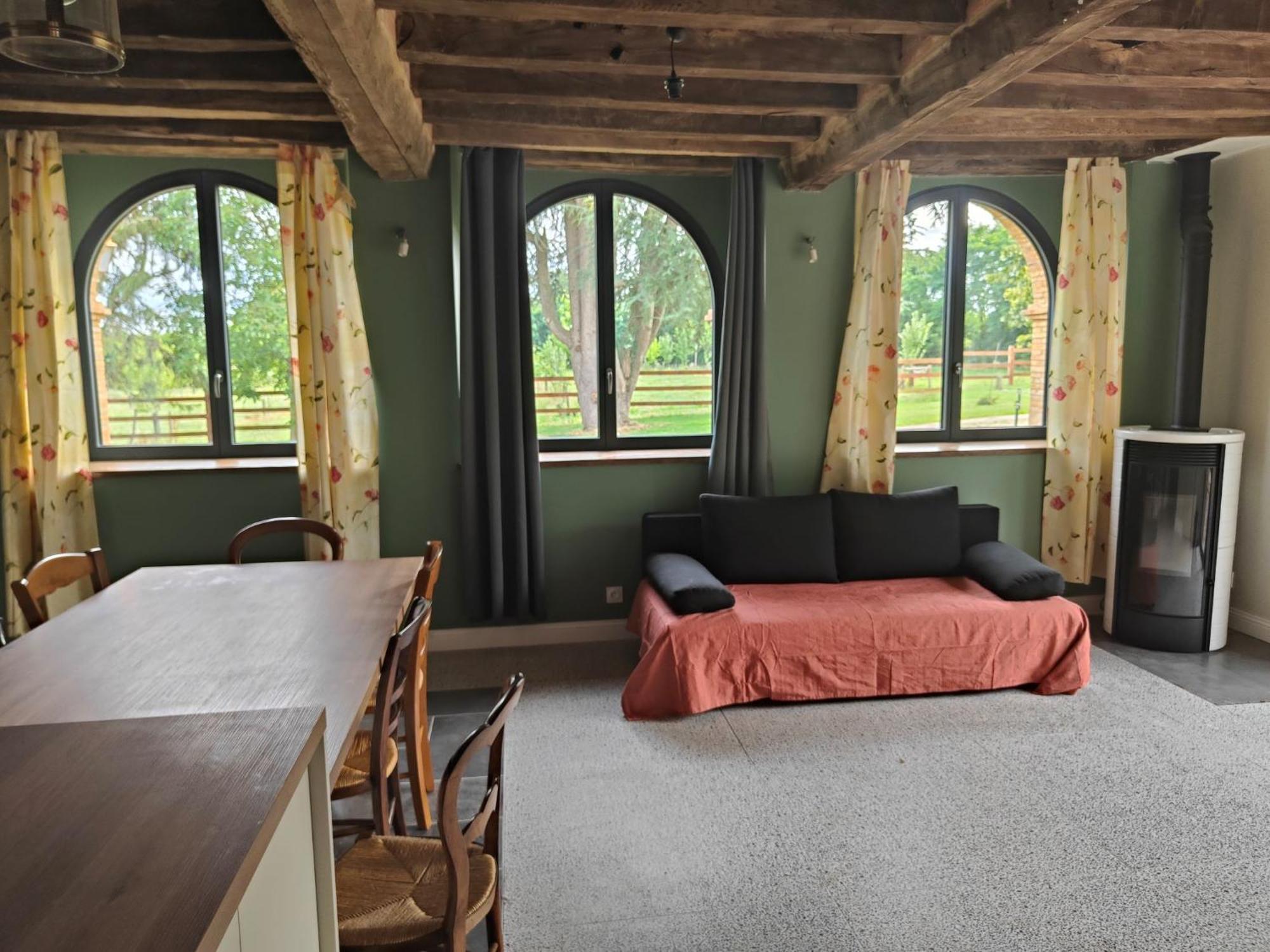 Bed and Breakfast Le Bas Chitray Ménil Esterno foto