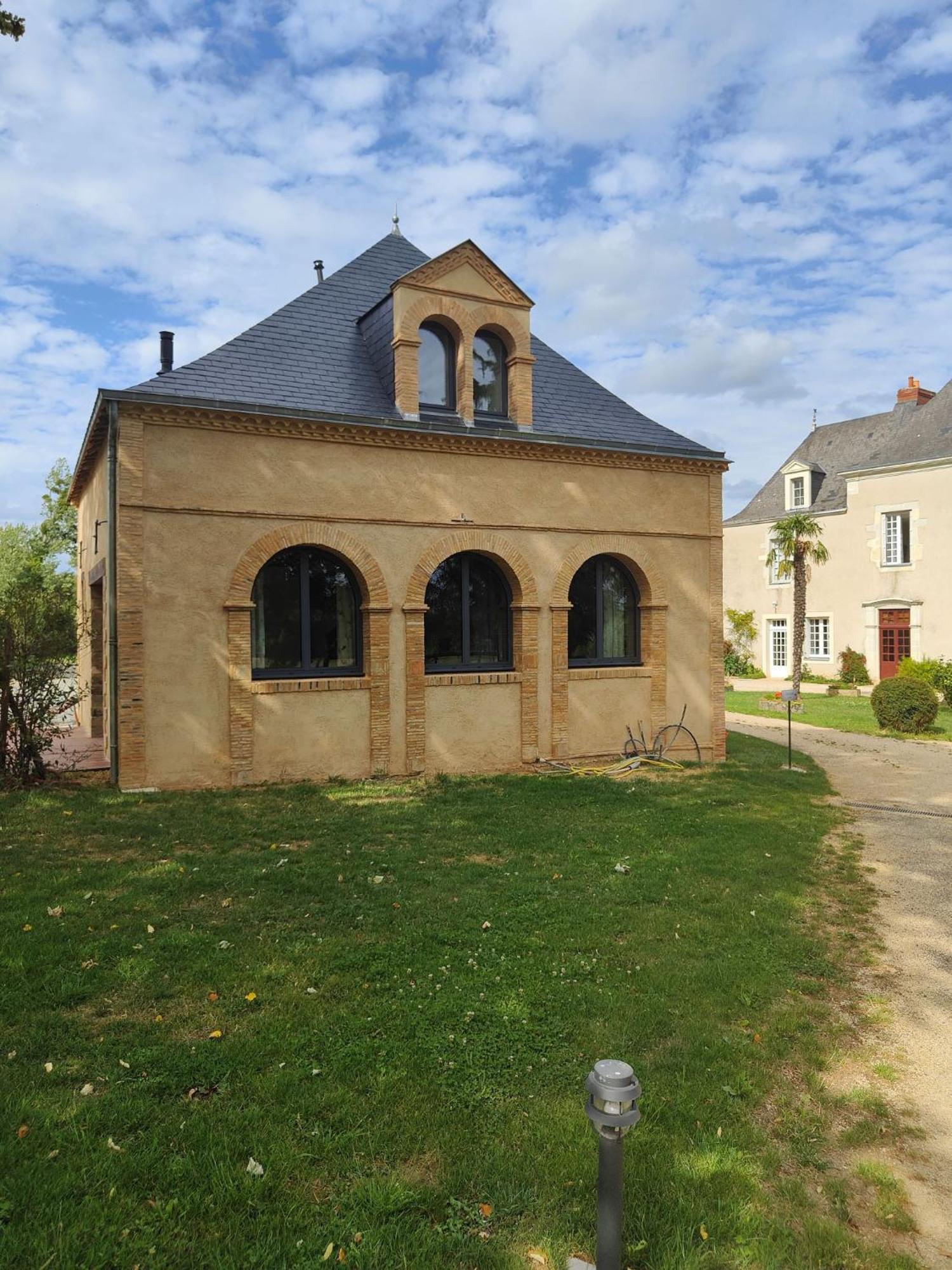 Bed and Breakfast Le Bas Chitray Ménil Esterno foto